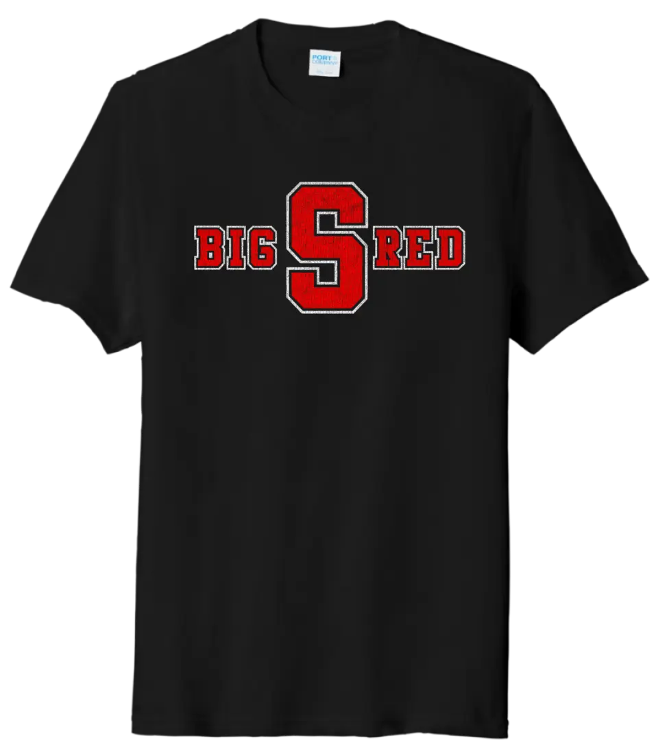 Steubenville Big Red Distressed S Tri-Blend Tee