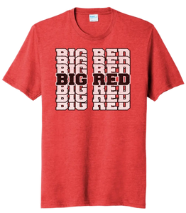 Steubenville Big Red Repeat Design Tri-Blend Tee