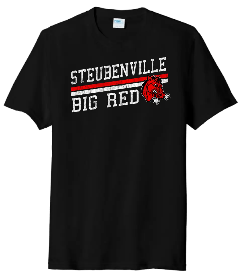 Steubenville Big Red Distressed Elevate Tri-Blend Tee