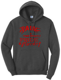 Steubenville Big Red Distressed Pain and Pride Core Fleece Hoodie