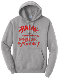 Steubenville Big Red Distressed Pain and Pride Core Fleece Hoodie