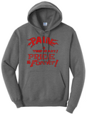 Steubenville Big Red Distressed Pain and Pride Core Fleece Hoodie