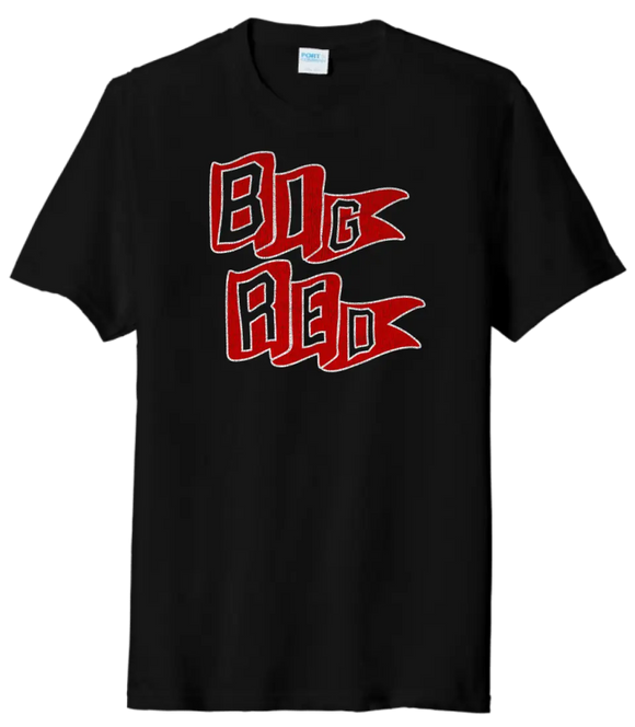 Steubenville Big Red Distressed Pennant Tri-Blend Tee