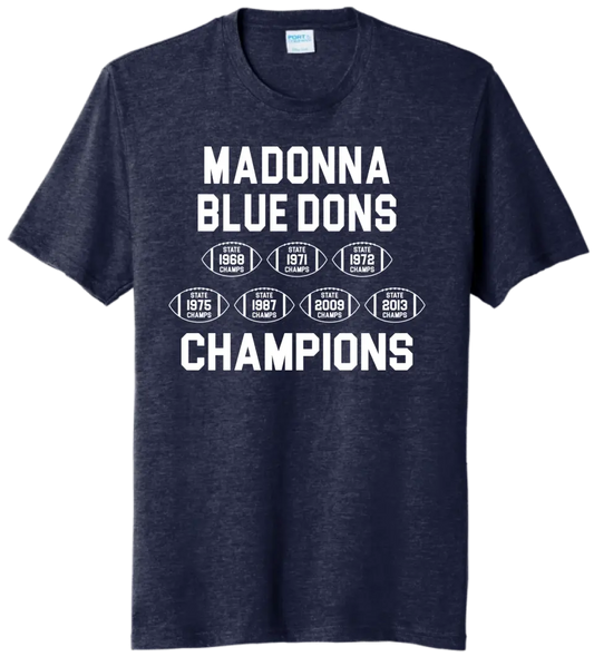 Weirton Madonna Champions Tri-Blend Tee