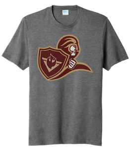 Trinity Christain Distressed Logo Tri-Blend Tee