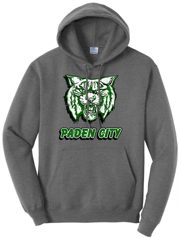 Paden City Distressed Logo Core Fleece Hoodie