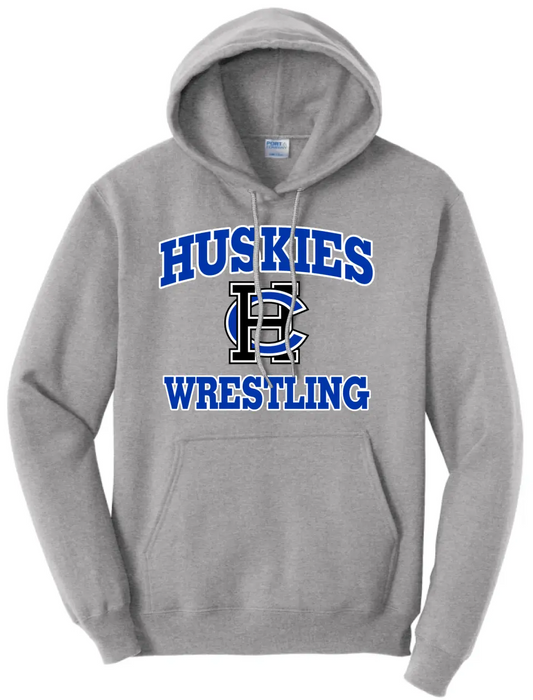 Harrison Central Huskies Wrestling Core Fleece Hoodie
