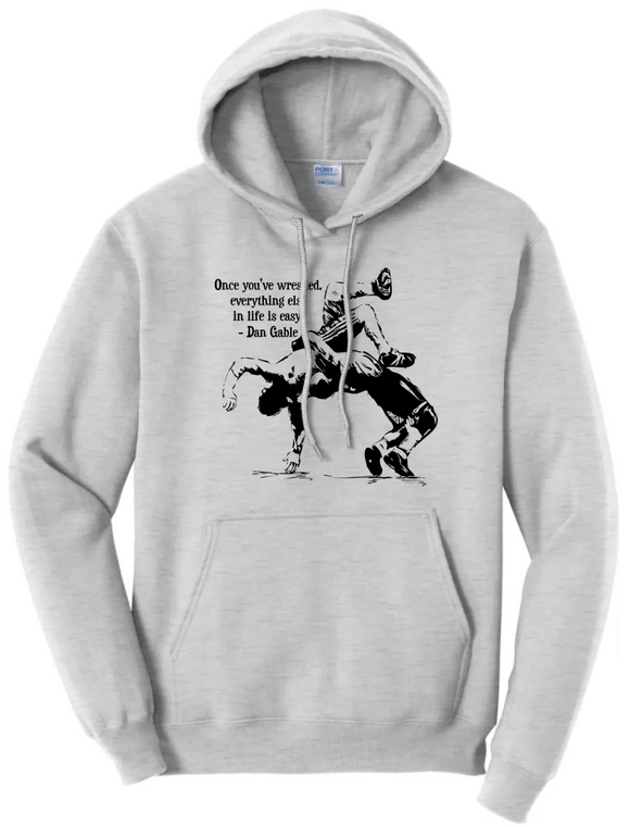 Wrestling - Once You've Wrestled Core Fleece Hooded Sweatshirt