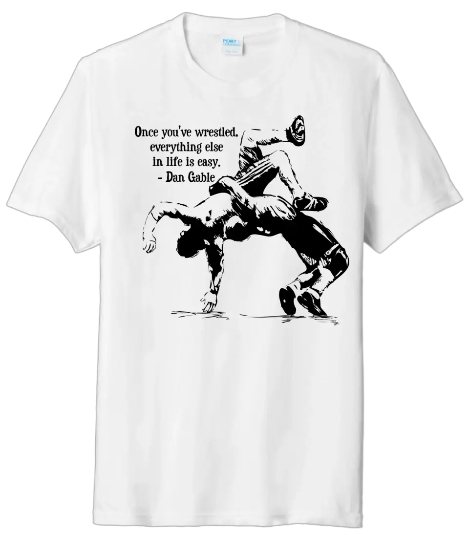 Wrestling - Once You've Wrestled Tri-Blend Tee