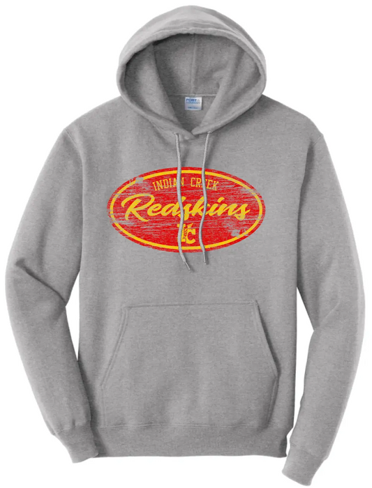 Indian Creek Distressed Oval Core Fleece Hoodie