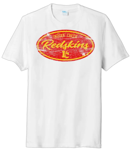 Indian Creek Distressed Oval Tri-Blend Tee