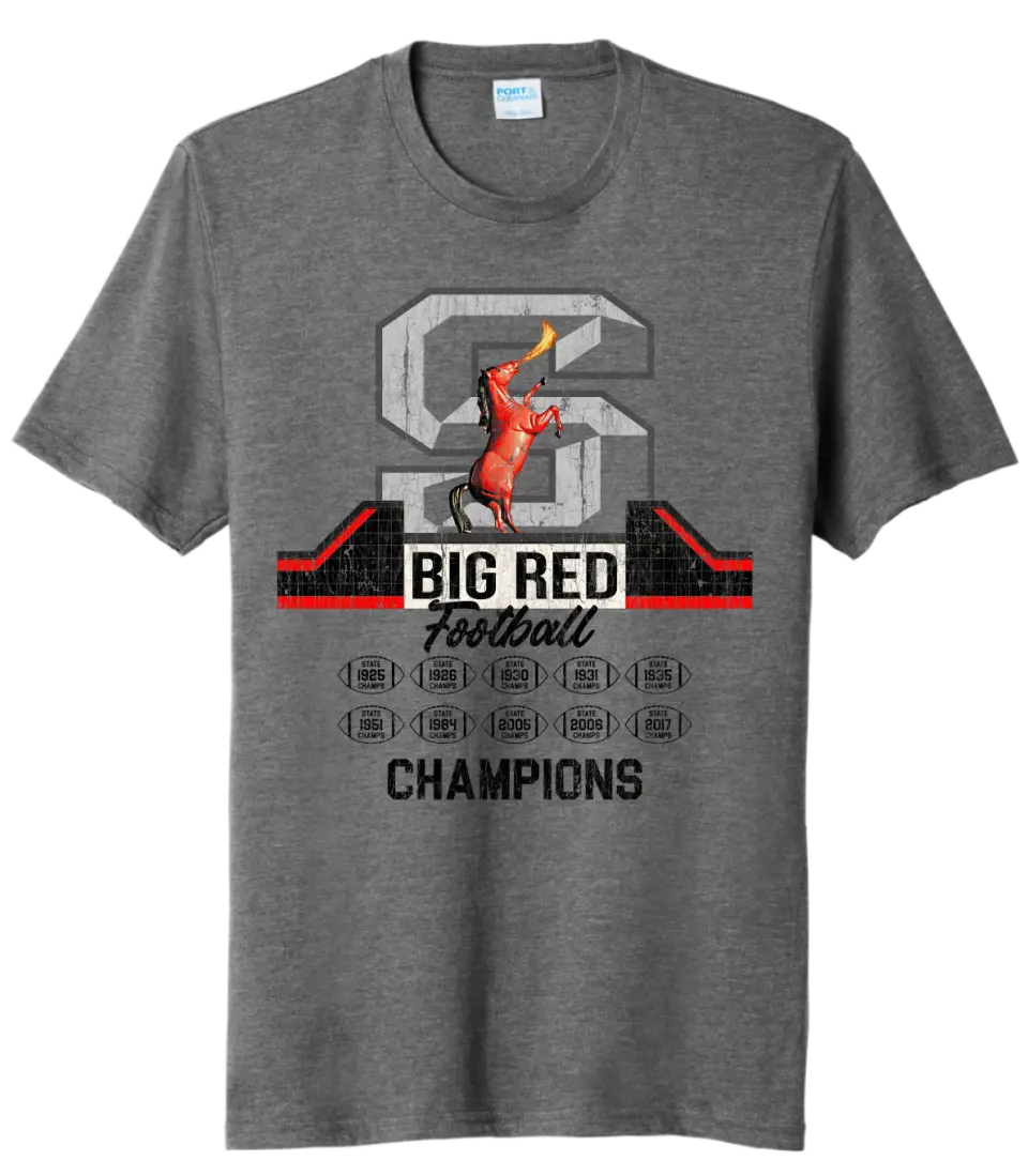 Steubenville Big Red Scoreboard Tri-Blend Tee