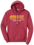 Indian Creek Distressed Halftone Core Fleece Hoodie