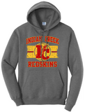 Indian Creek Distressed IC Wide Stripe Core Fleece Hoodie