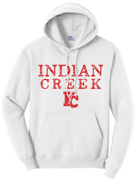 Indian Creek Distressed Pits Core Fleece Hoodie