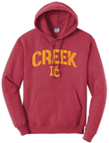 Indian Creek Distressed Stamp Core Fleece Hoodie