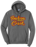 Indian Creek Distressed Script Tail Core Fleece Hoodie