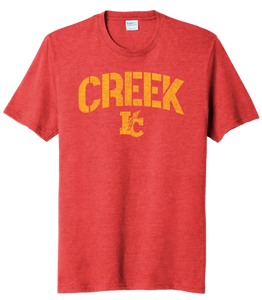 Indian Creek Distressed Stamp Tri-Blend Tee