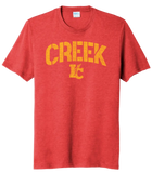 Indian Creek Distressed Stamp Tri-Blend Tee