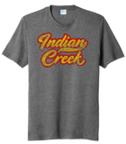 Indian Creek Distressed Script Tail Tri-Blend Tee