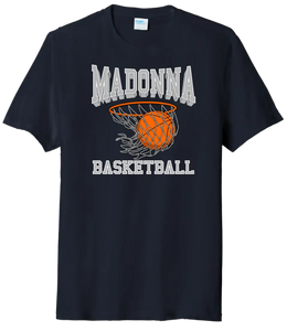 Weirton Madonna Hoops Tri-Blend Tee