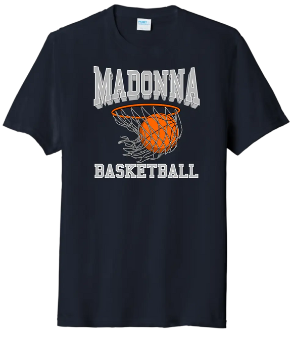 Weirton Madonna Hoops Tri-Blend Tee