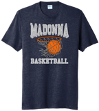 Weirton Madonna Hoops Tri-Blend Tee