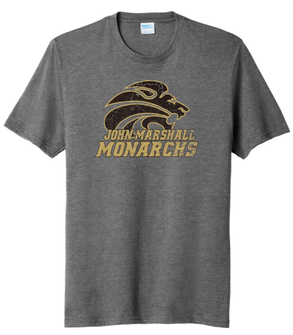 John Marshall Lion Head Tri-Blend Tee