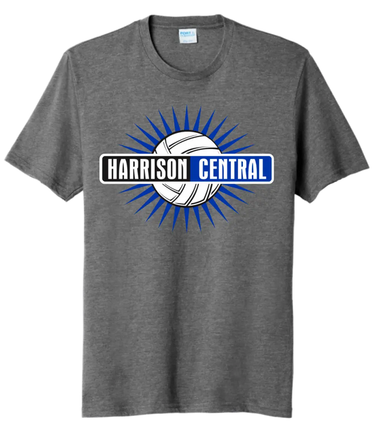 Harrison Central Volleyball Starburst Tri-Blend Tee
