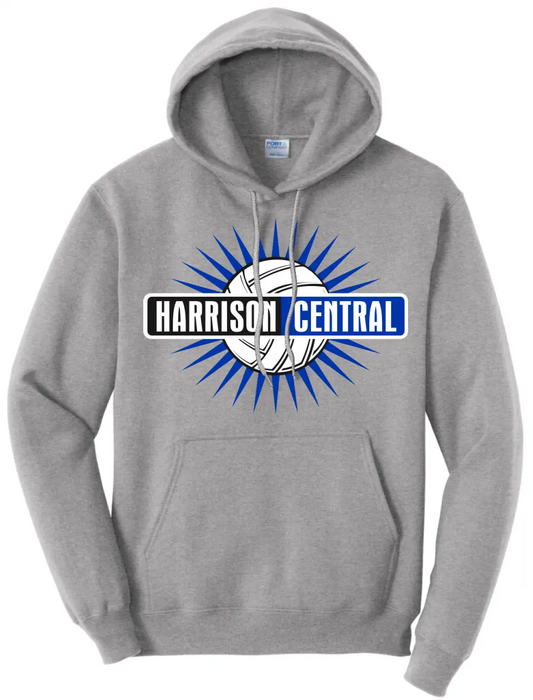 Harrison Central Volleyball Starburst Core Fleece Hoodie