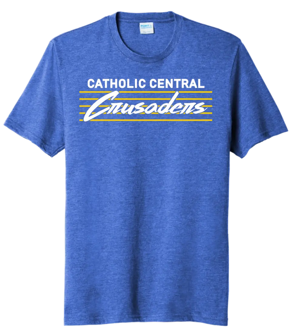 Steubenville Catholic Central Thunderstorm Tri-Blend Tee