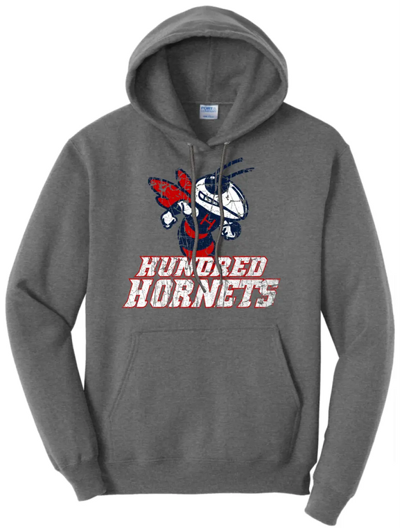 Hundred Hornets Logo Core Fleece Hoodie