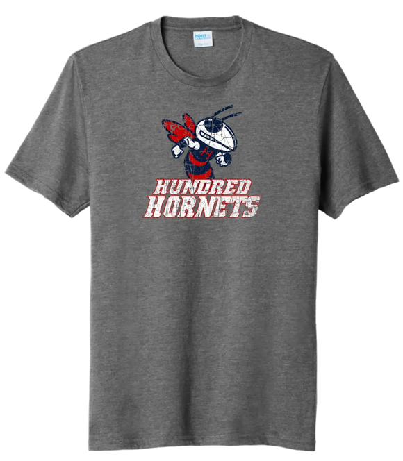 Hundred Hornets Logo Tri-Blend Tee