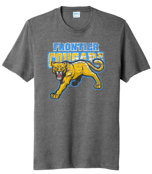 Frontier Cougars Tri-Blend Tee