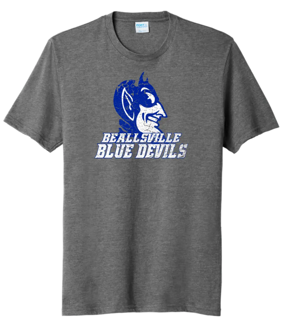 Beallsville Blue Devils Tri-Blend Tee
