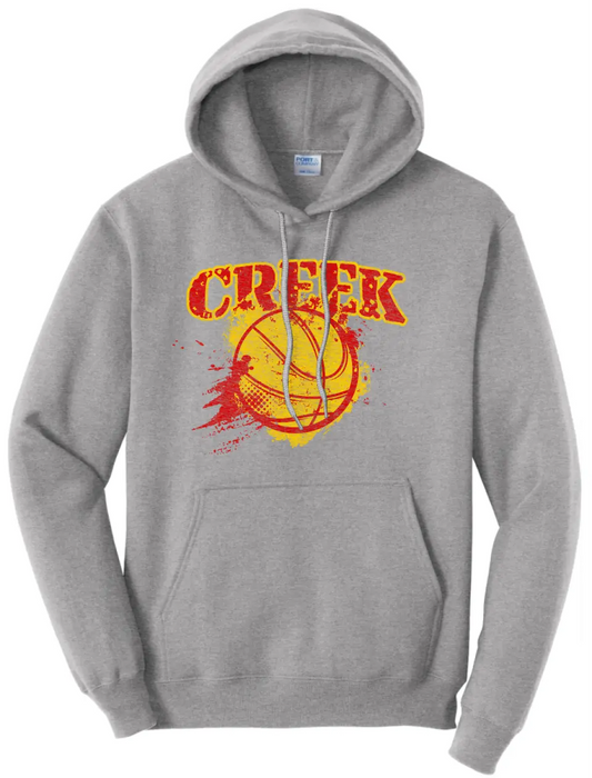 Indian Creek Basketball Splatter Core Fleece Hoodie