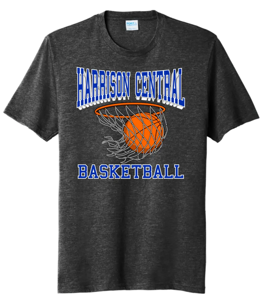 Harrison Central Hoops Tri-Blend Tee