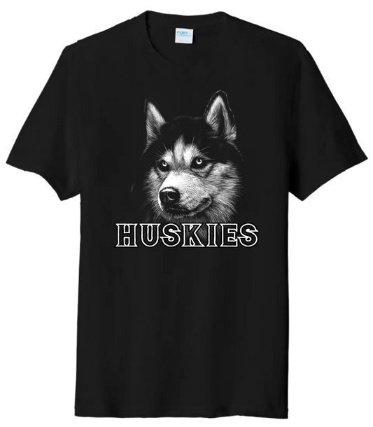 Harrison Central Husky Head Tri-Blend Tee