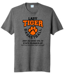 Lady Tiger Basketball 2002 State Runner-Up Tri-Blend-Tee