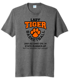 Lady Tiger Basketball 2002 State Runner-Up Tri-Blend-Tee