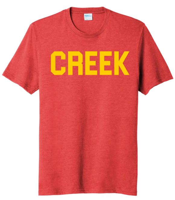 Indian Creek Letters Tri-Blend Tee