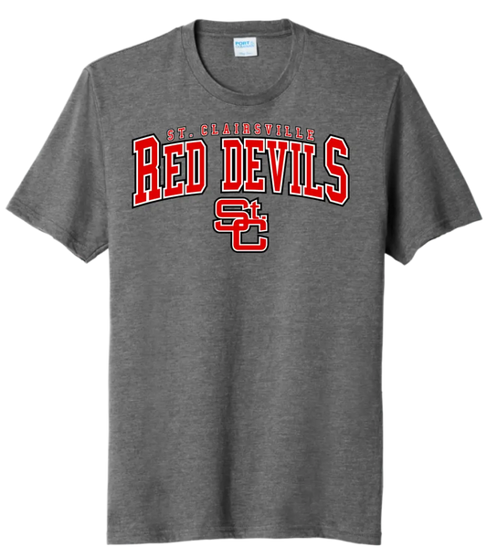 St. Clairsville St. C Arch Tri-Blend Tee