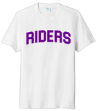 Martins Ferry Riders Purple Tri-Blend Tee