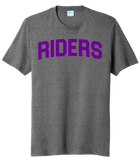 Martins Ferry Riders Purple Tri-Blend Tee