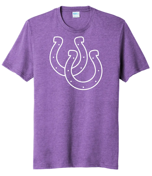 Martins Ferry Horseshoes Tri-Blend Tee