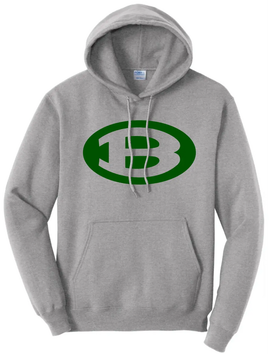 Brooke Logo Core Fleece Pullover Hooded Sweatshirt