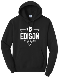 Edison Triangle Badge Core Fleece Hoodie