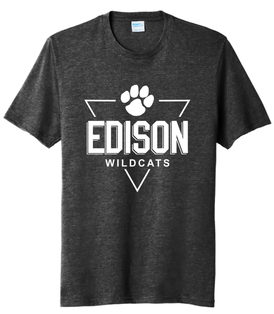 Edison Triangle Badge Tri-Blend Tee