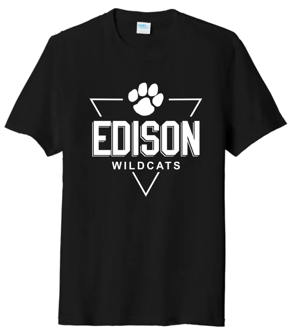 Edison Triangle Badge Tri-Blend Tee