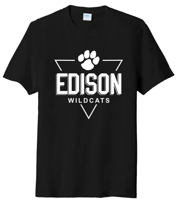 Edison Triangle Badge Tri-Blend Tee